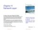 Bài giảng Mạng máy tính nâng cao: Chapter 4 - Lê Ngọc Sơn