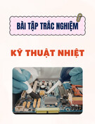 Bài tập trắc nghiệm Kỹ thuật nhiệt