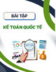 Bài tập Kế toán quốc tế