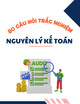 80 câu hỏi trắc nghiệm môn Nguyên lý kế toán có đáp án