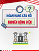 Ngân hàng câu hỏi thi giữa kì môn Truyền động điện