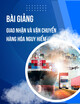 Bài giảng Giao nhận và vận chuyển hàng hóa nguy hiểm - Chương 4: Những tình huống khẩn cấp xử lý sự cố cho chở hàng hóa nguy hiểm